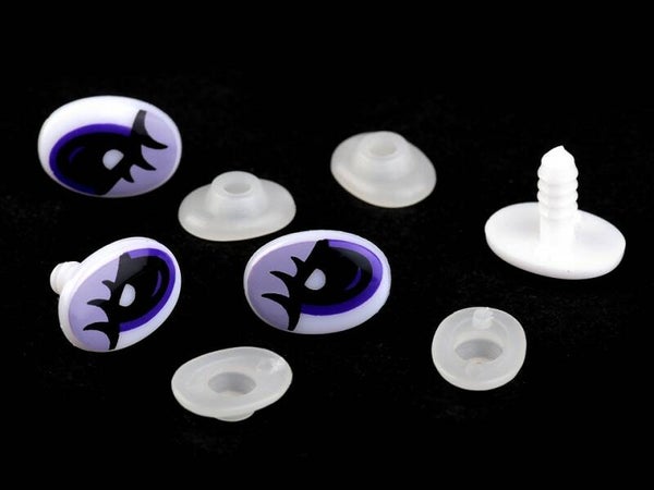 Sicherheitsaugen lila 12*17