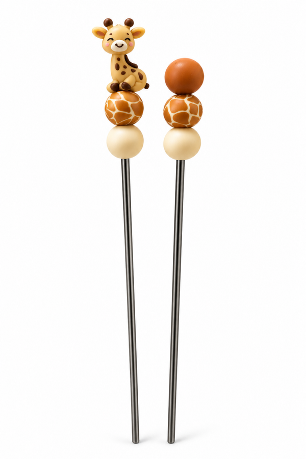 Amigurumi-Sticks Giraffe 1 Paar