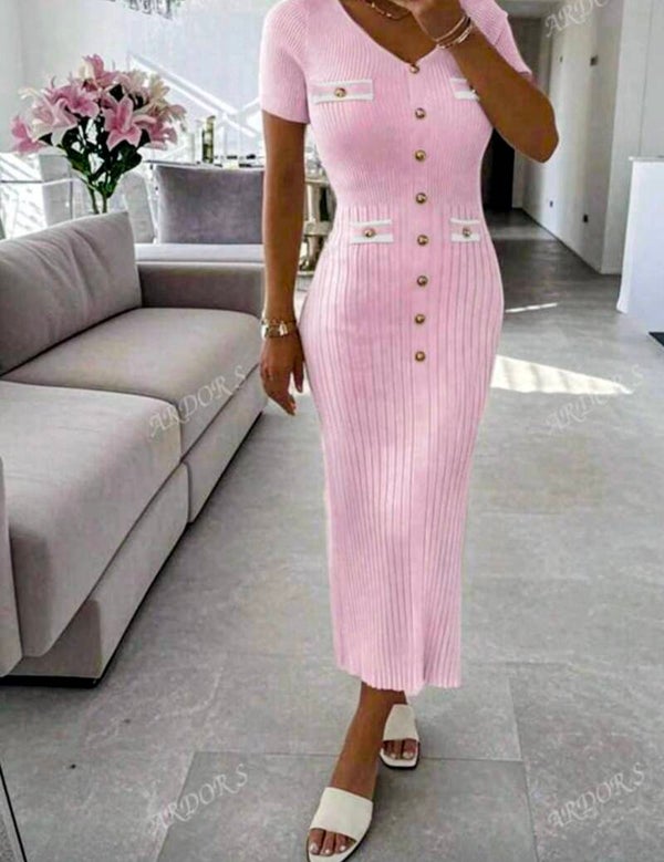 Sweater Dress - Pink