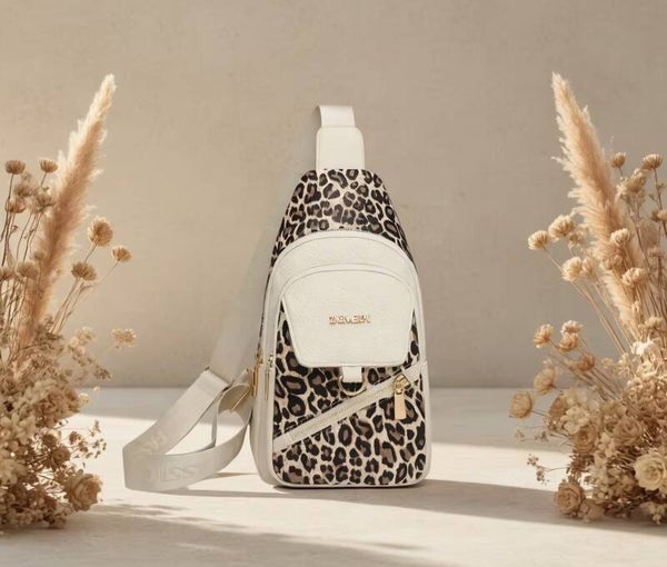 Crossbody Purse - Leopard Print
