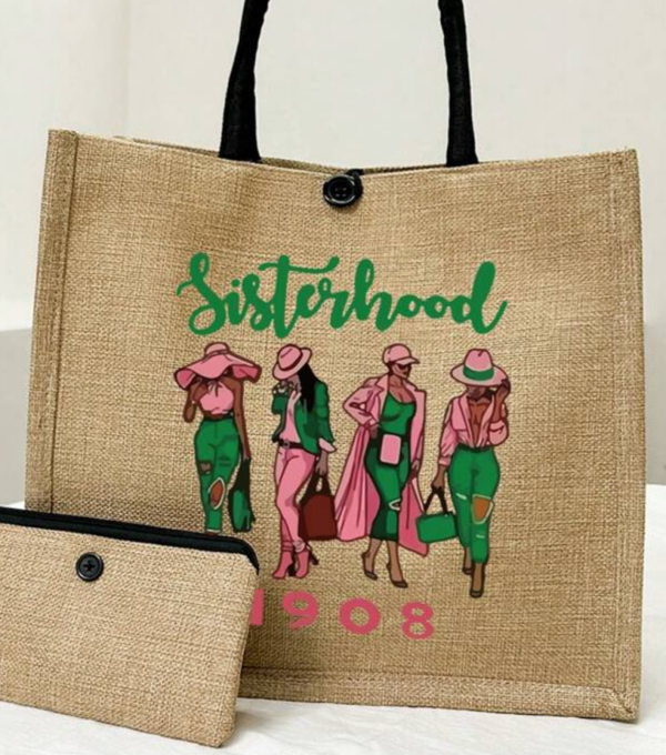 AKA Sisterhood Tote - Beige