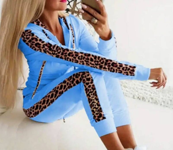 Women Jogger Set - Baby Blue