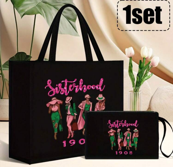 AKA Sisterhood Tote - Black