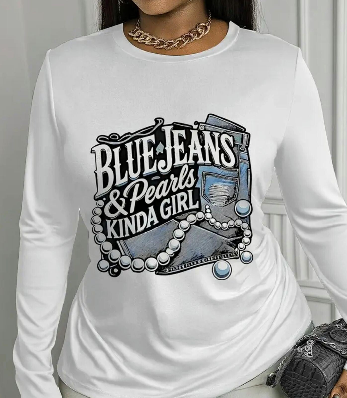 Oversized Graphic Print T-shirt - White