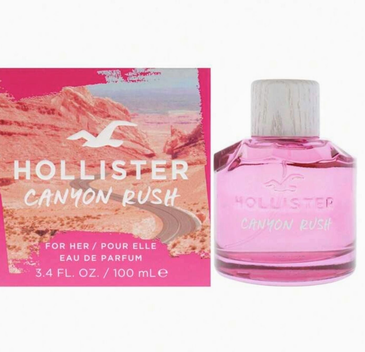 Hollister Canyon Rush perfume. 3.4 fl oz.