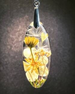 Kette Echblüten, Brautstraußkonservierung, Blumenkette