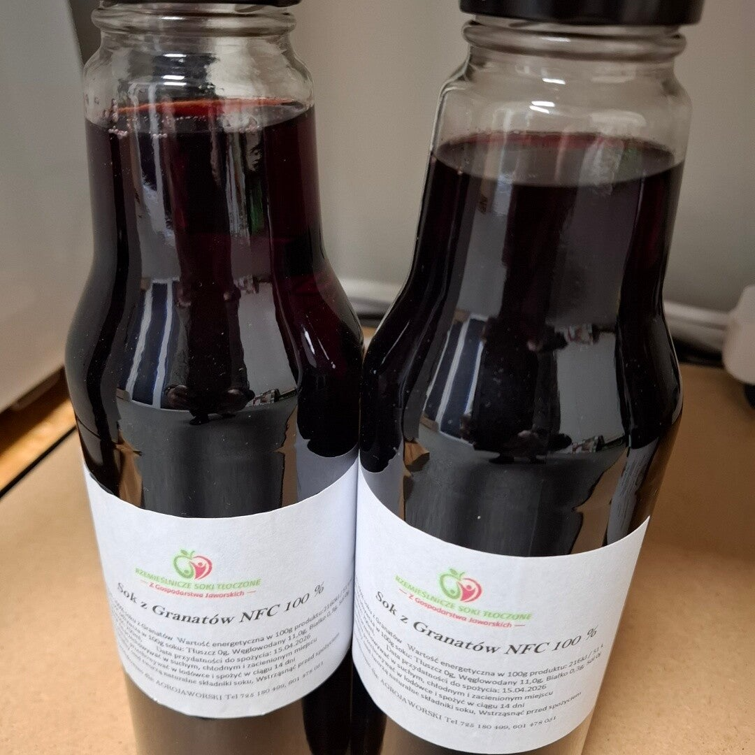 Sok tłoczony NFC Granat 100% 700ml