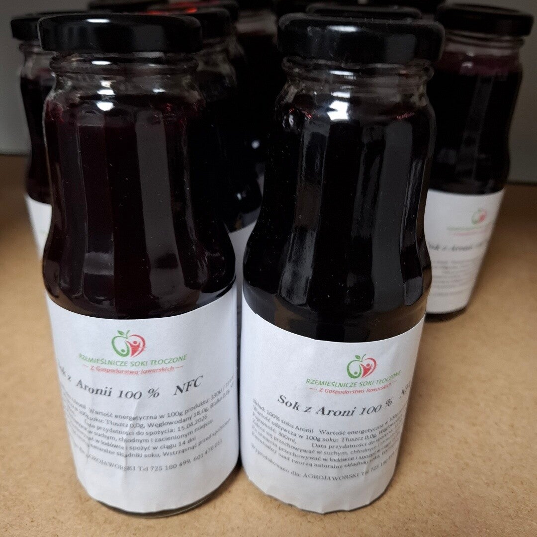 Sok tłoczony NFC Aronia 100% 300 ml
