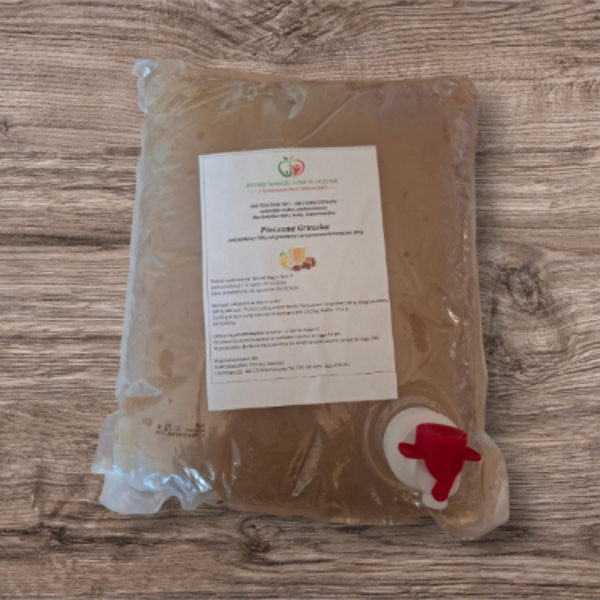 Sok tłoczony NFC  "Pieczona Gruszka" (Jabłko 70% + Gruszka 30% + przyprawy) 3 litry