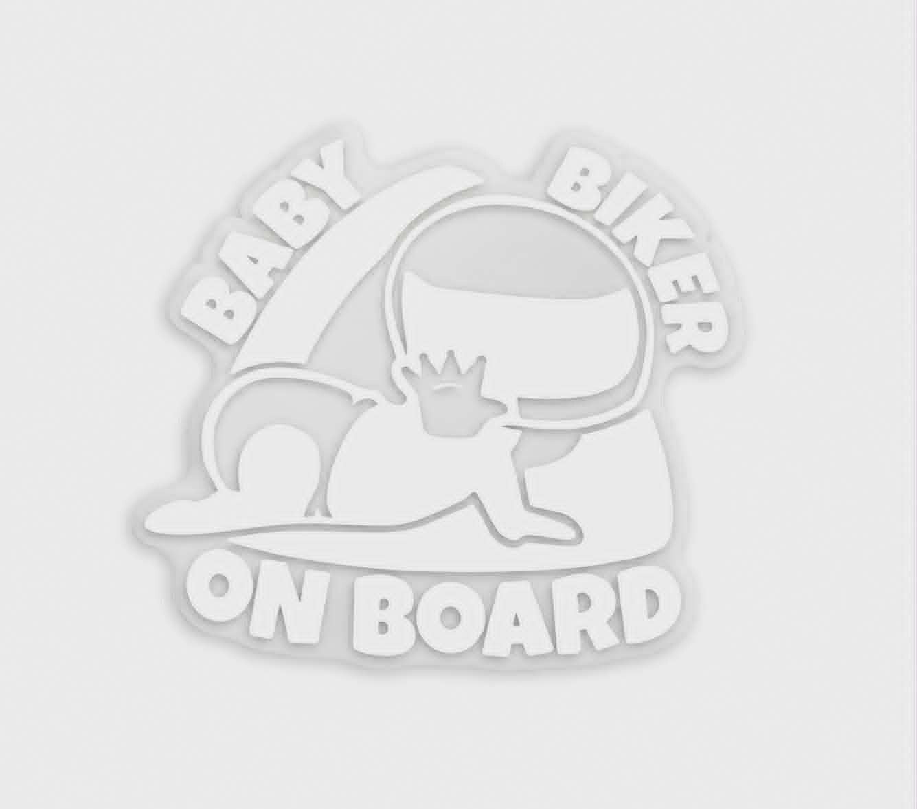 Sticker " Baby biker on board"