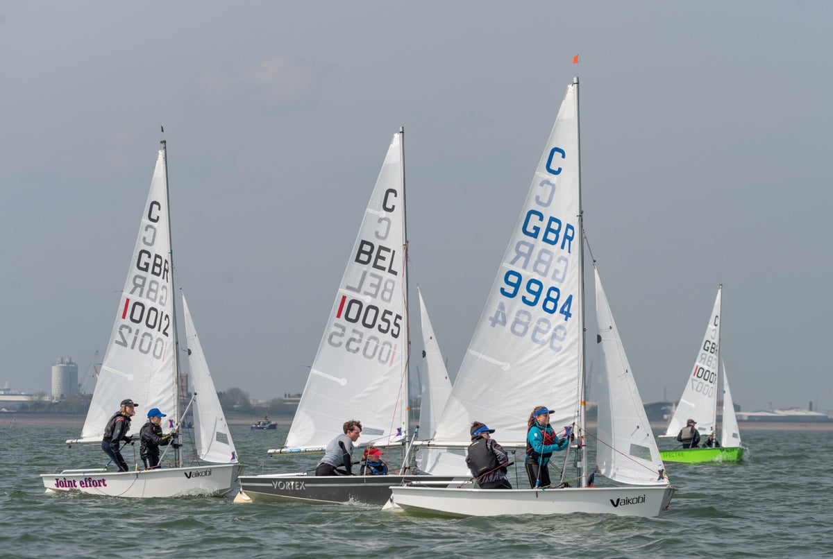 Racing at Isle of sheppey Sailing Club