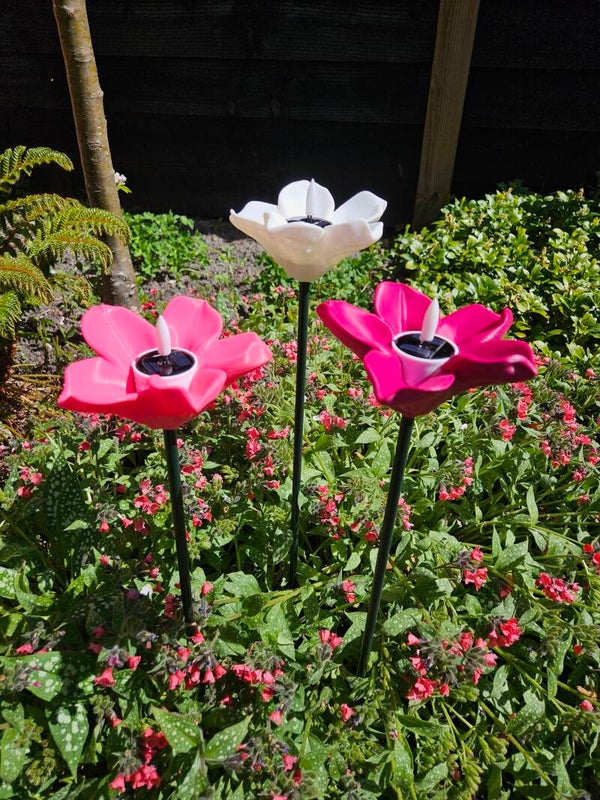 Decoratie bloem solar