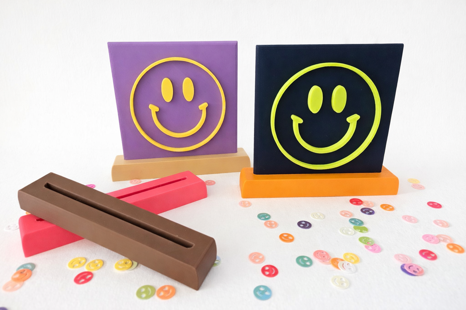 Tegeltje SMILEY met houder