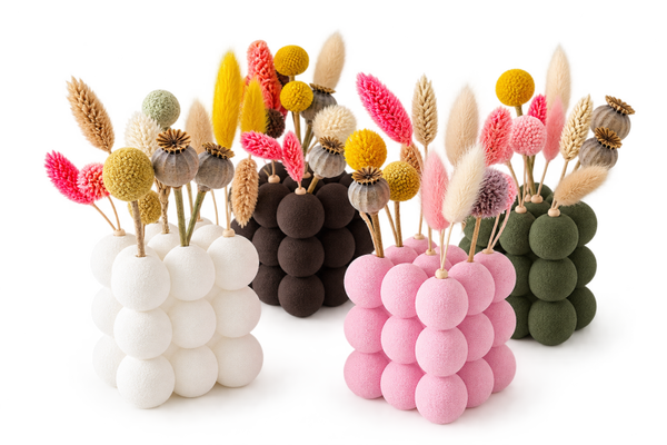 3D Geprinte kubus voor Droogbloemen