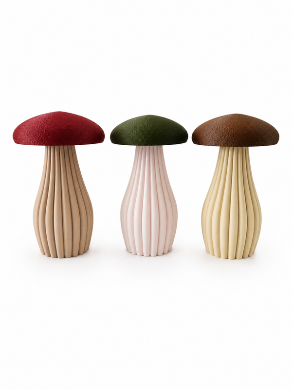 3D Geprinte Paddenstoel – Decoratieve Woonaccessoire