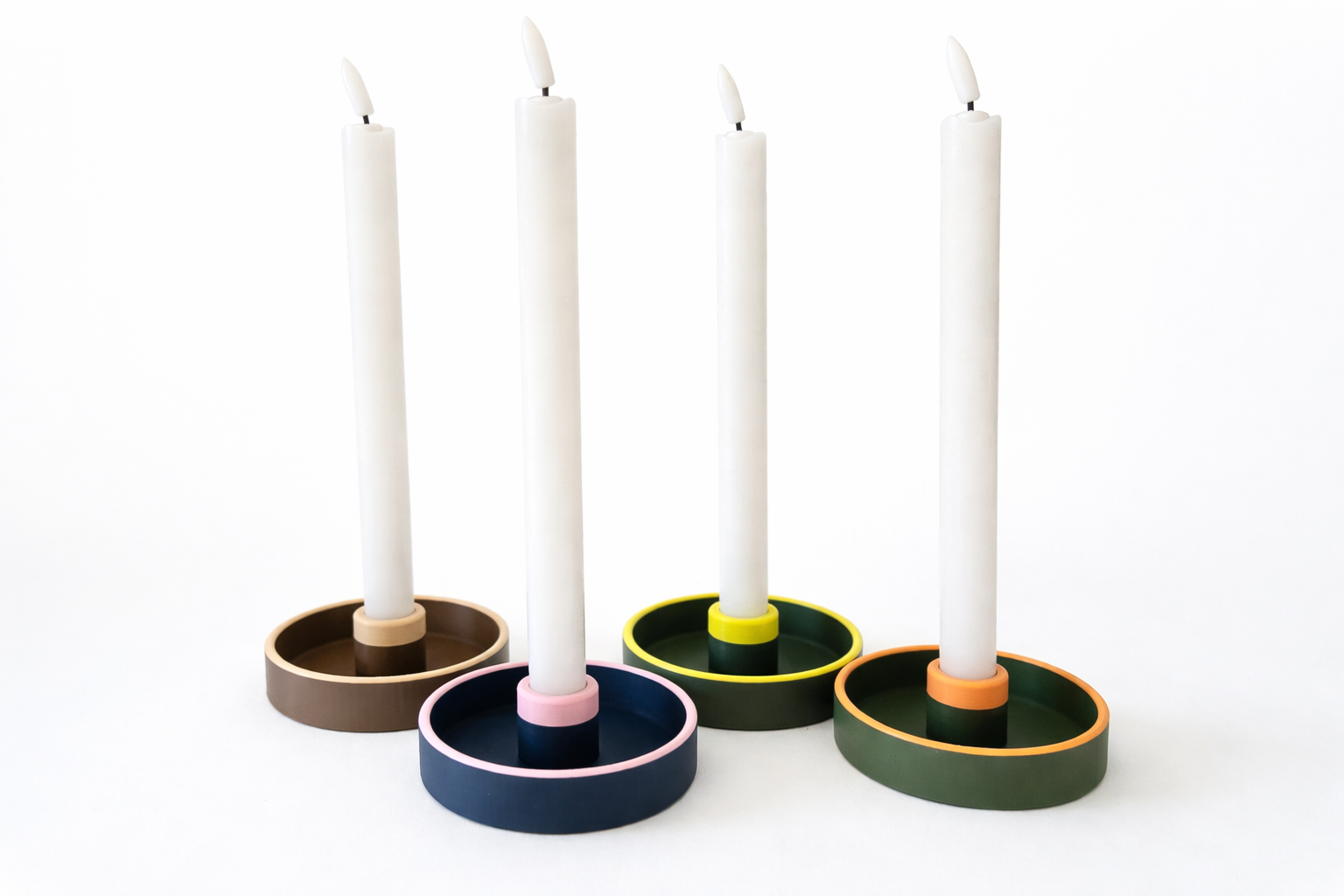 Moderne kandelaar 2 kleuren