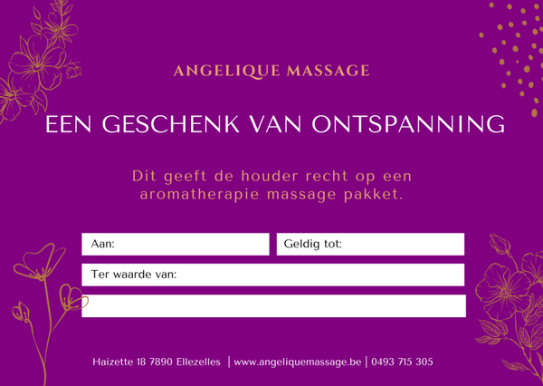 Geschenkaart Paars