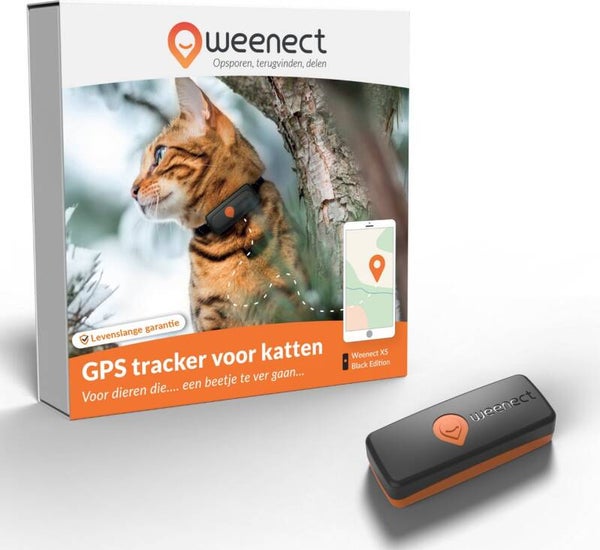 Weenect GPS Tracker Kat (Black Editon 2023) 4G/2G