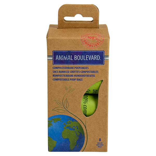 AB COMPOSTABLES Poepzakjes Navulling 8 rolletjes