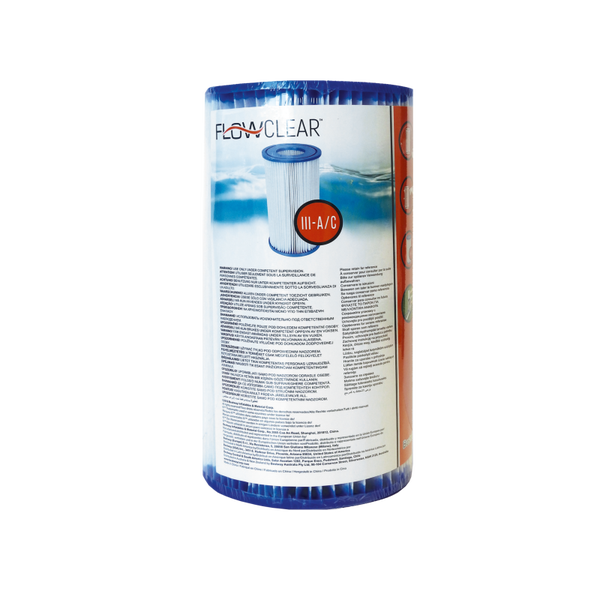 Bestway Flowclear Type 3 filter - Ø106x203 mm - 2 stuks - 91822