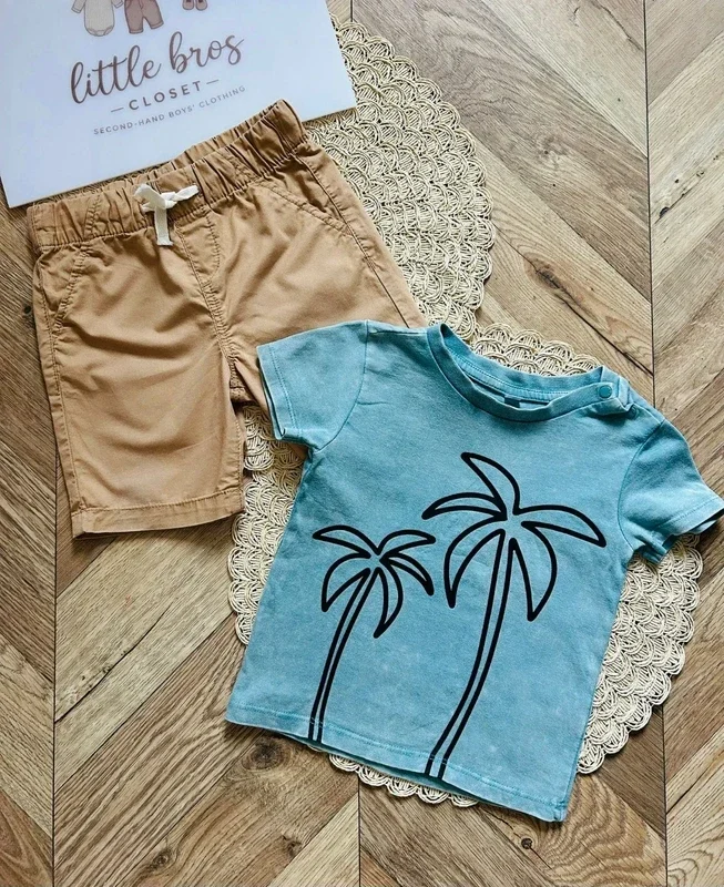 Palm Tree Set 100% katoen - Maat 80