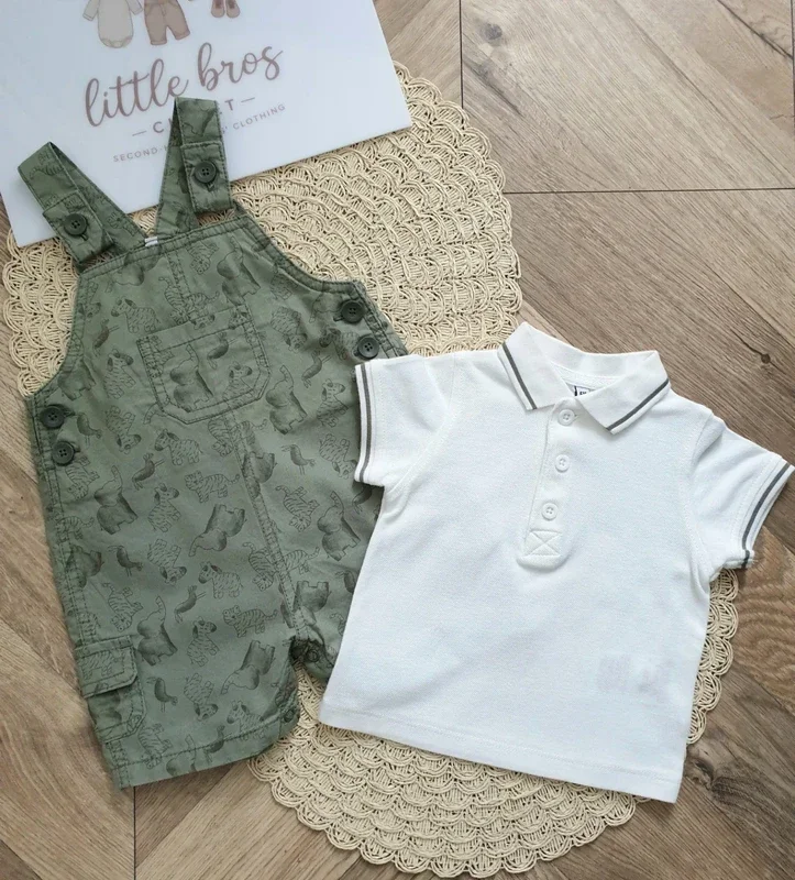 Green Adventurer Set 100% katoen - Maat 68