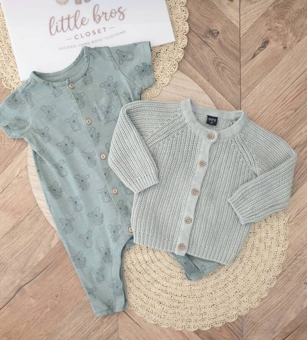 Pastel Set 100% katoen - Maat 62