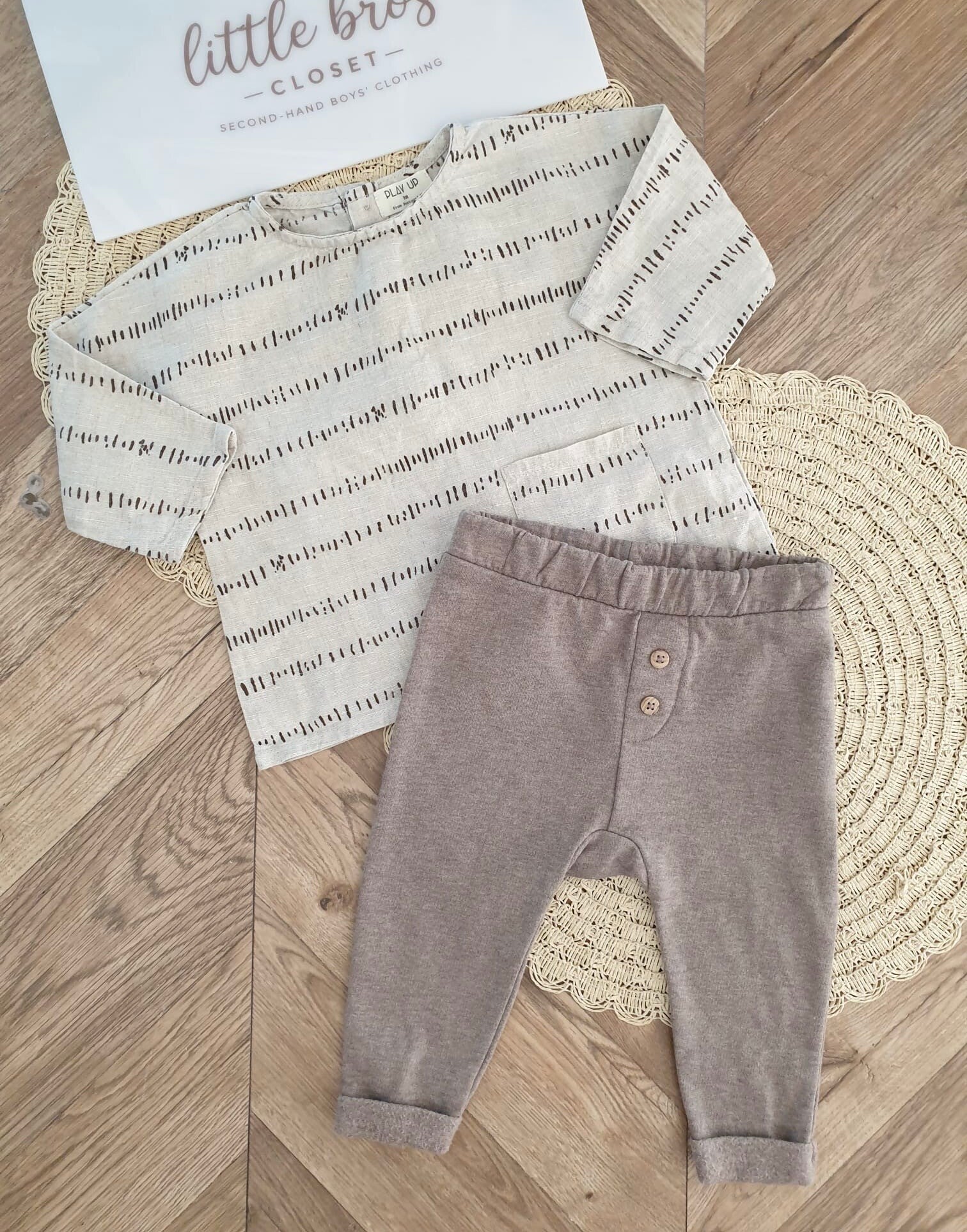 Linnen Lover Set - 100% linnen/katoen - Maat 74