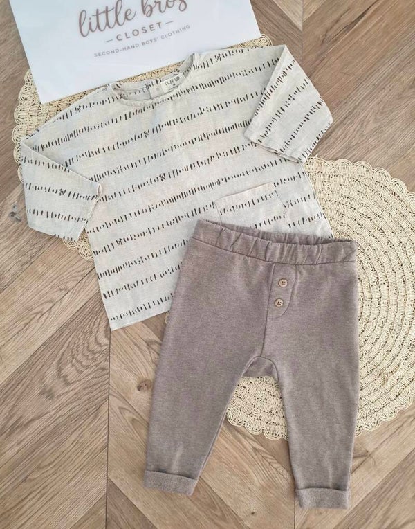 Linnen Lover Set - 100% linnen/katoen - Maat 74