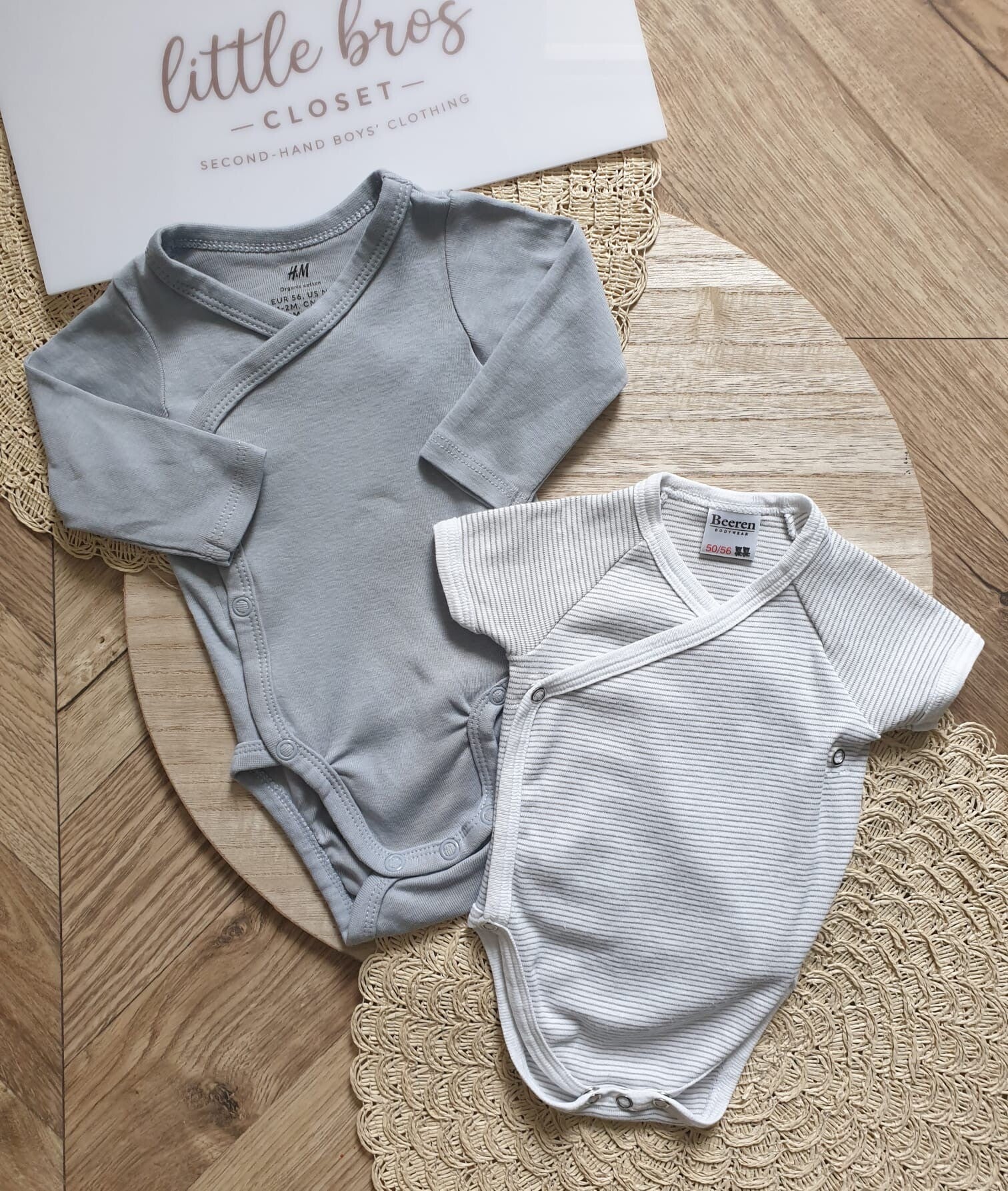 2 Rompers - Maat 50/56