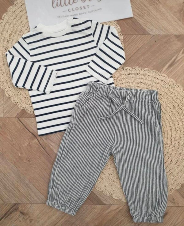 I Love Stripes Set 100% katoen - Maat 68