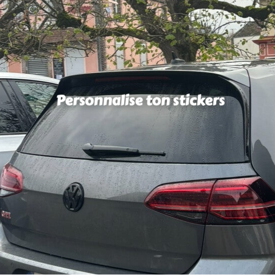 Autocollant phrase personnalisable 40cm