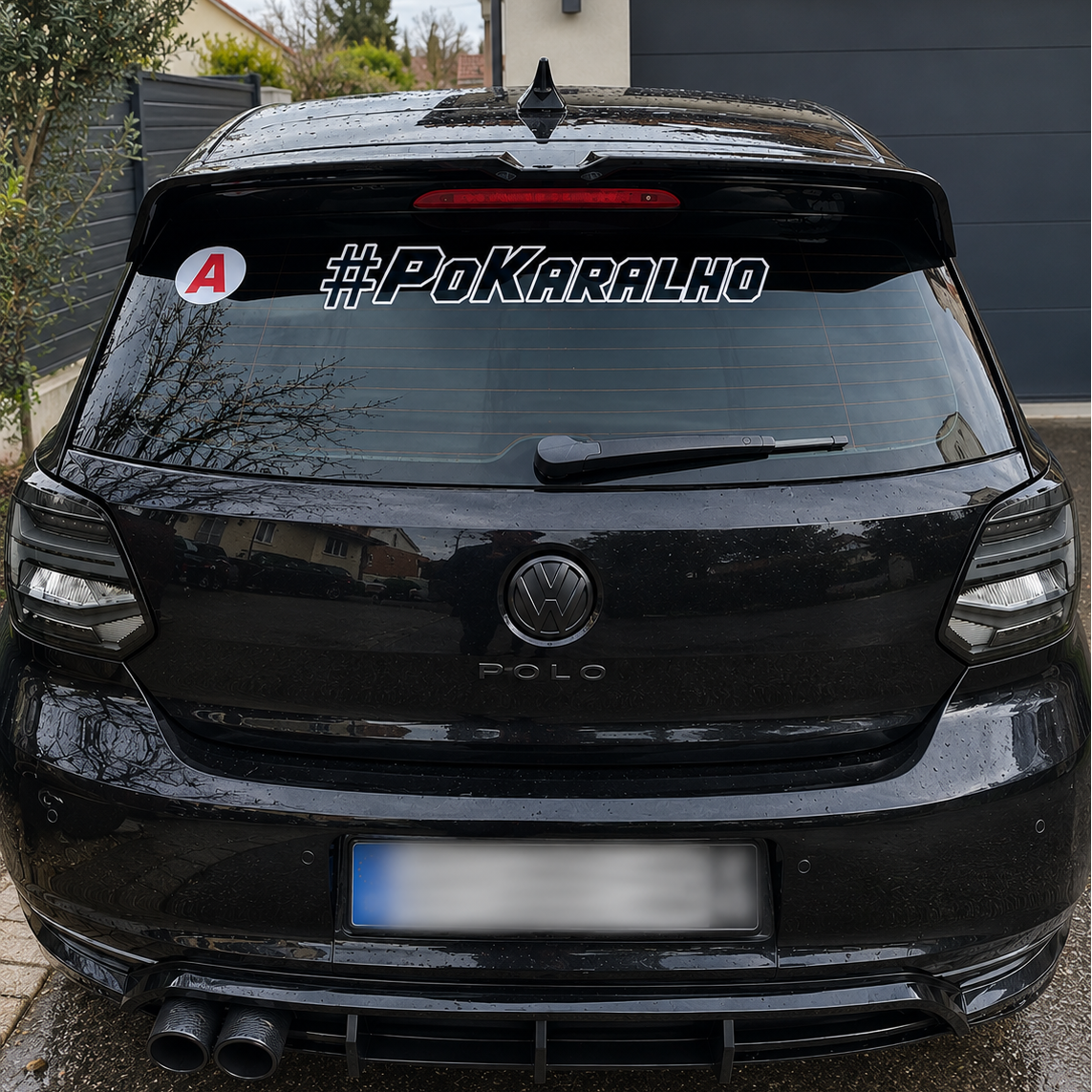 Stickers #PoKaralho 60cm