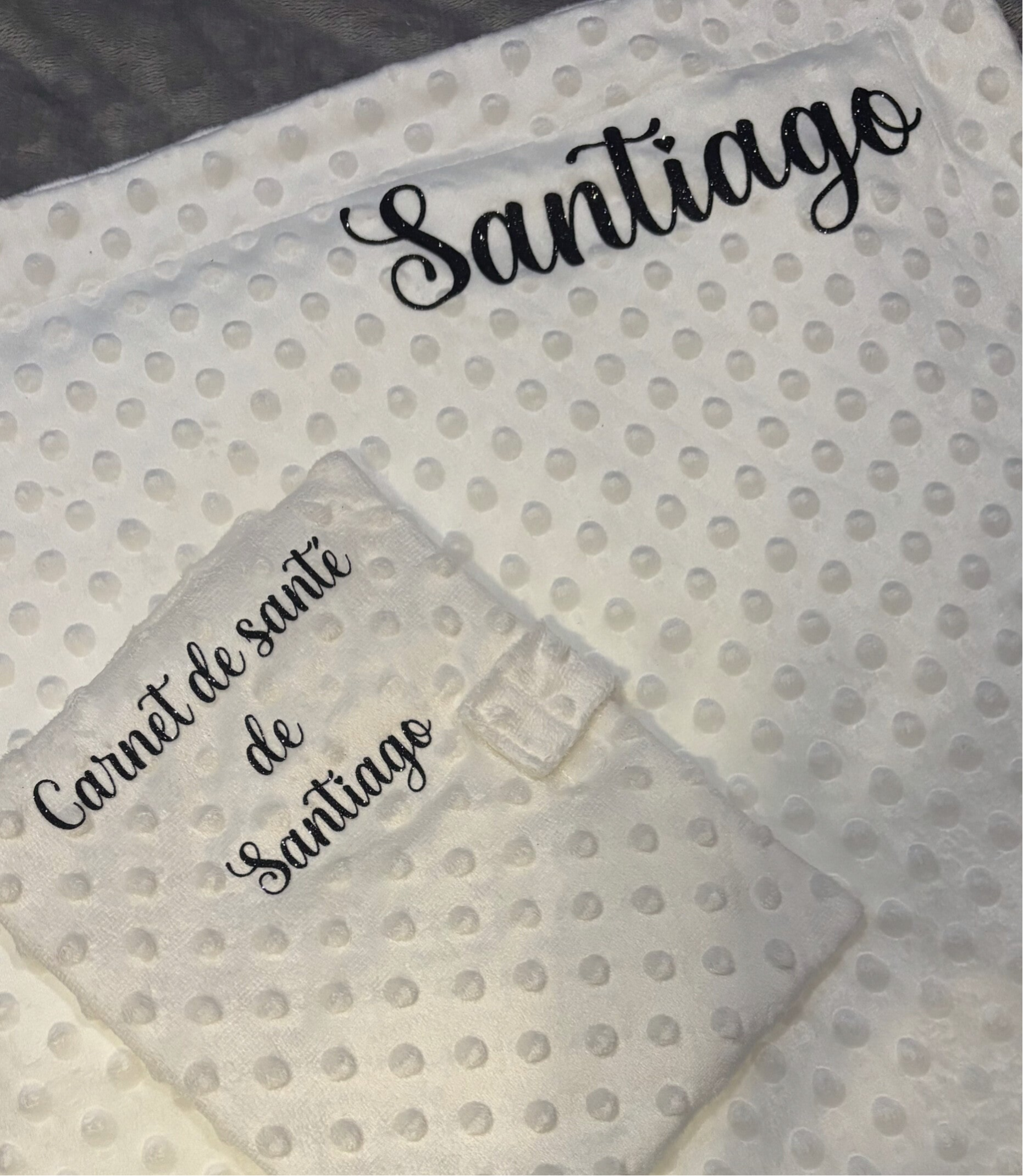 Coffret bébé plaid & carnet de santé
