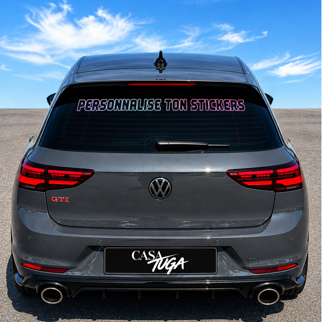 Stickers texte personnalisable