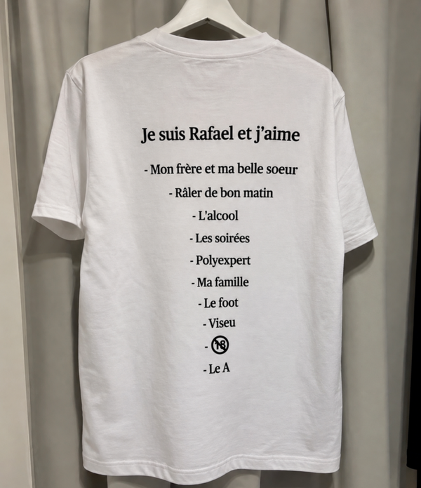 T-shirt blanc personnalisé