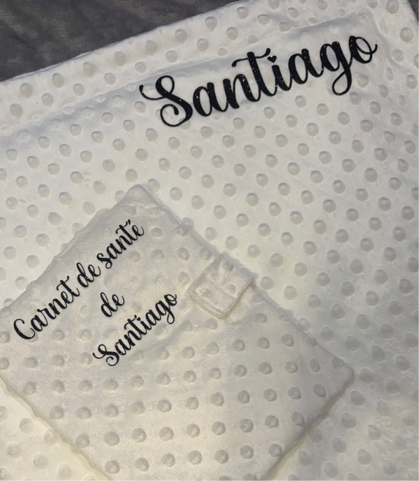 Coffret bébé plaid & carnet de santé
