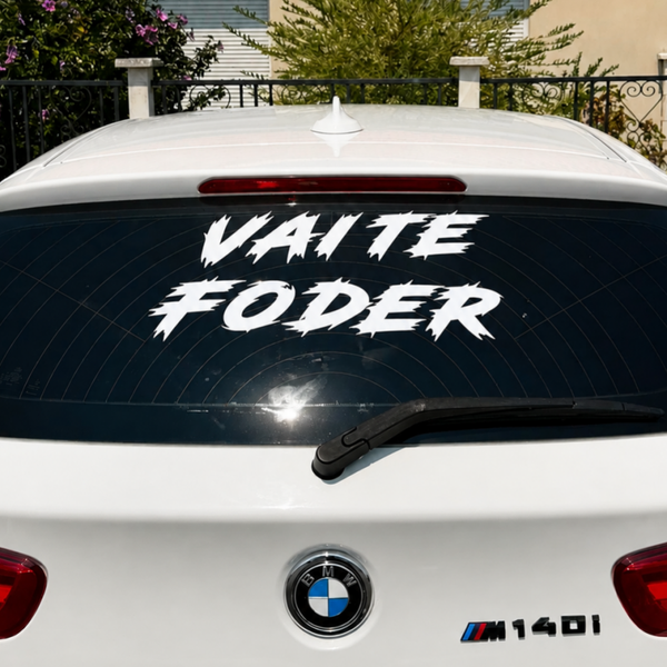 Stickers Vai Te Foder grand format