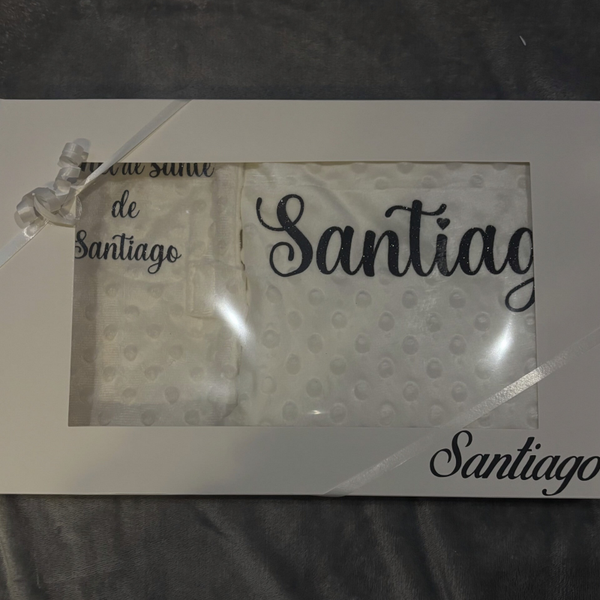 Coffret bébé plaid et carnet de santé