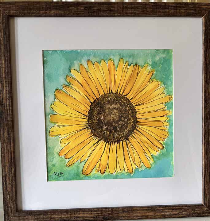 Sunflower Watercolor
