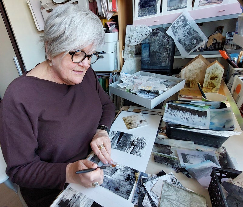 Jeannet aan het werk!