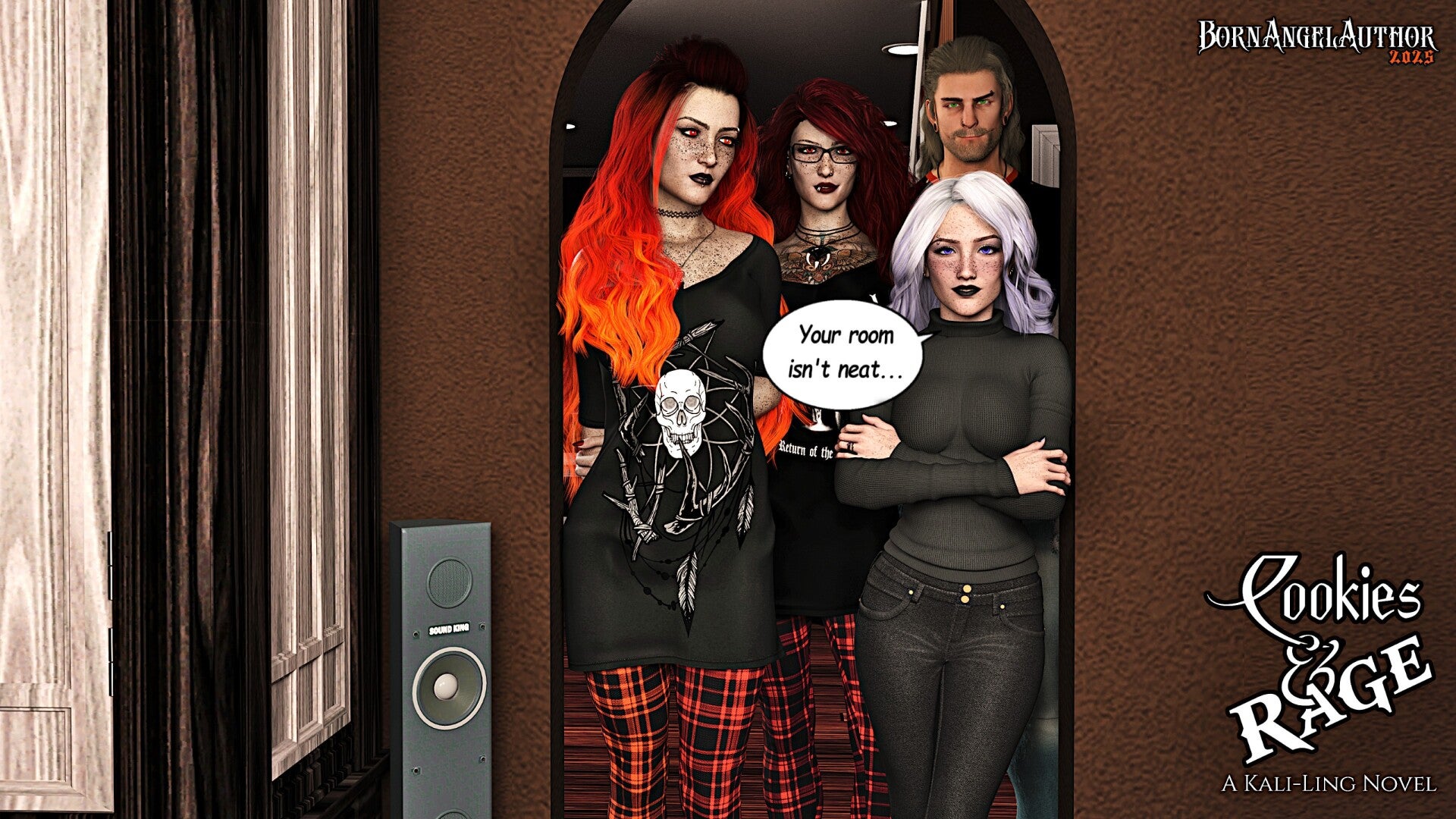 Beryx pins Kalista to the door and says "I never wanted another choice... it has always been, and will always be, you."