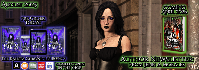 New banner featuring Kalista in Paris plus the next 2 books to release!