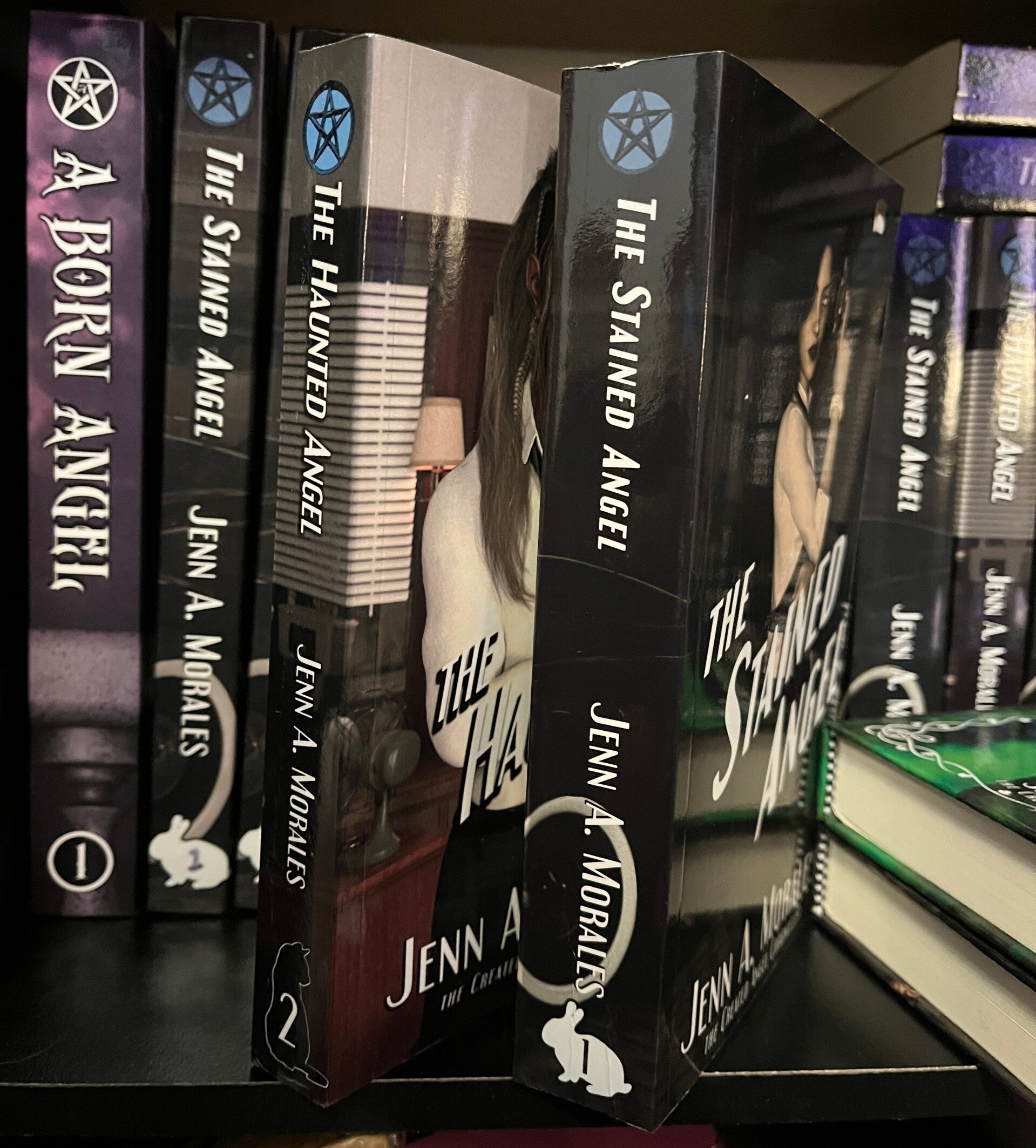 Damaged 1st Edition set Stained Angel and Haunted Angel