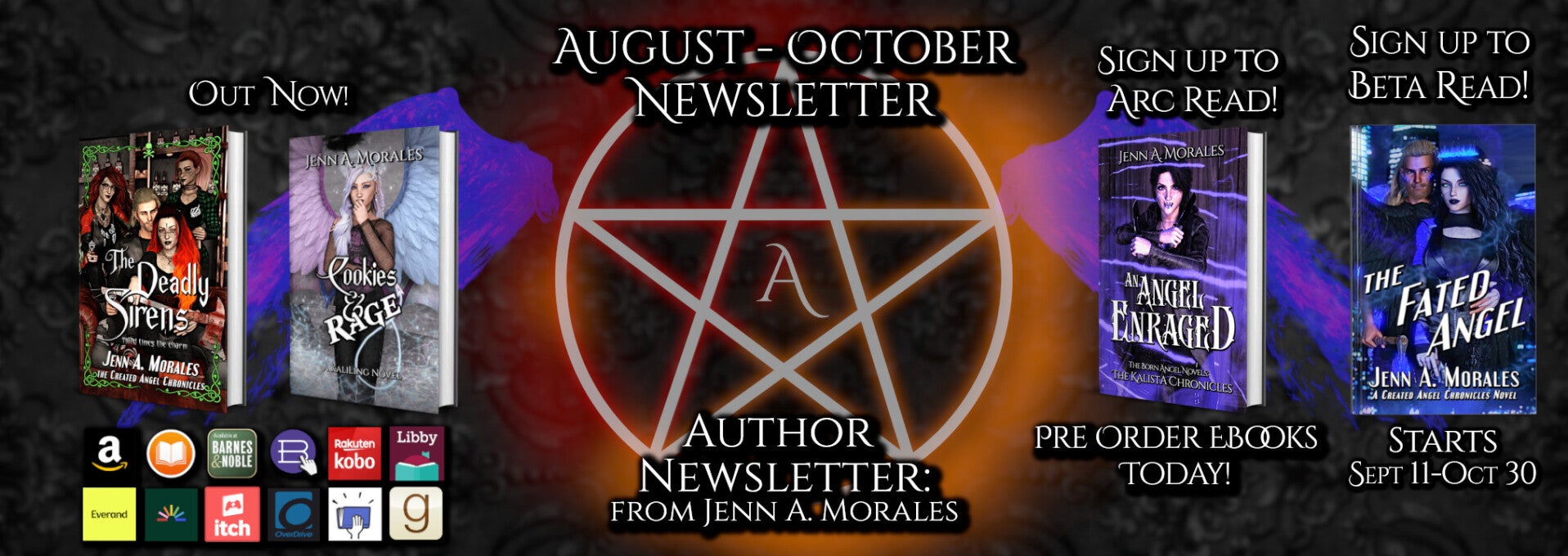 The October Header described below the picture