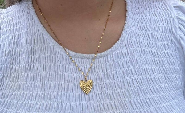 Hart Twinkel ketting goud