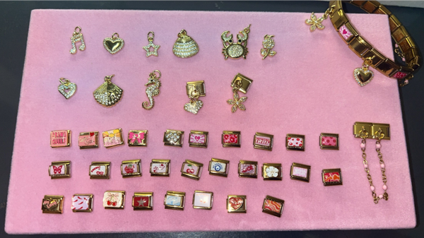 Italian charm bracelet samenstellen
