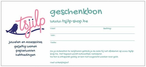 Tsjilp-bon per mail