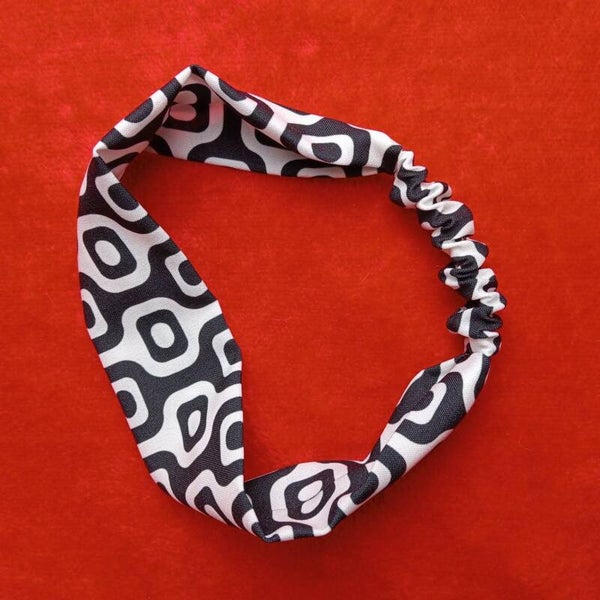 Op art headband
