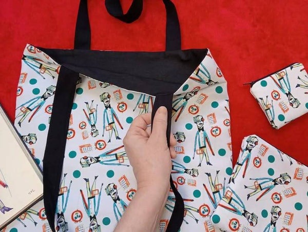 tote art Blue set